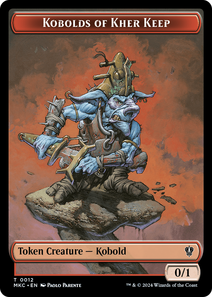 Soldier // Kobolds of Kher Keep Double-Sided Token [Murders at Karlov Manor Commander Tokens] | Fandemonia Ltd