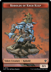 Gold // Kobolds of Kher Keep Double-Sided Token [Murders at Karlov Manor Commander Tokens] | Fandemonia Ltd