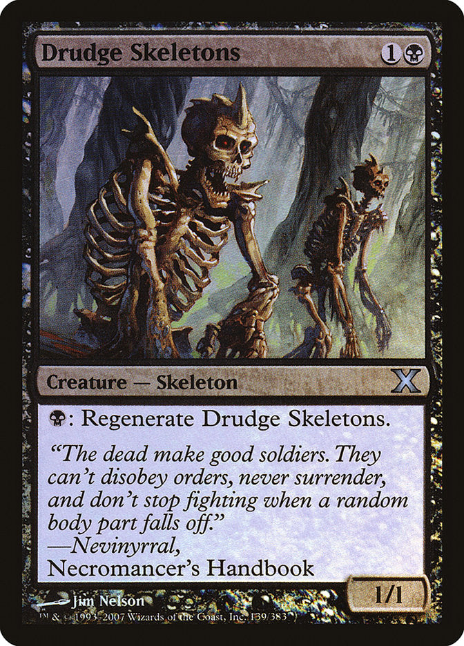 Drudge Skeletons (Premium Foil) [Tenth Edition] | Fandemonia Ltd