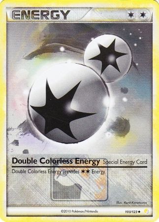 Double Colorless Energy (103/123) (League Promo) [HeartGold & SoulSilver: Base Set] | Fandemonia Ltd