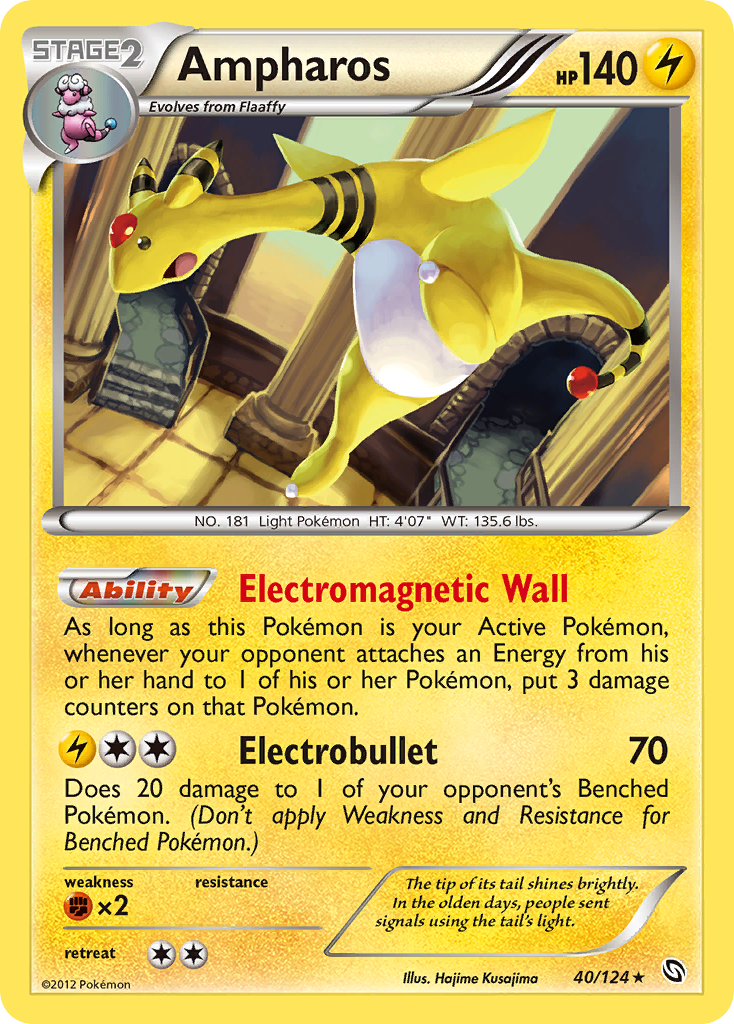 Ampharos (40/124) [Black & White: Dragons Exalted] | Fandemonia Ltd