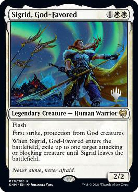 Sigrid, God-Favored [Kaldheim Promo Pack] | Fandemonia Ltd