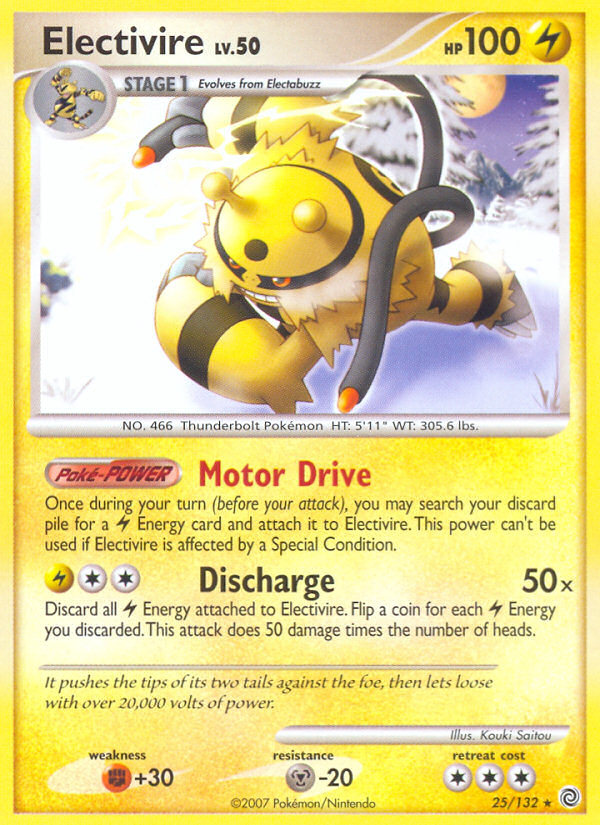 Electivire (25/132) [Diamond & Pearl: Secret Wonders] | Fandemonia Ltd