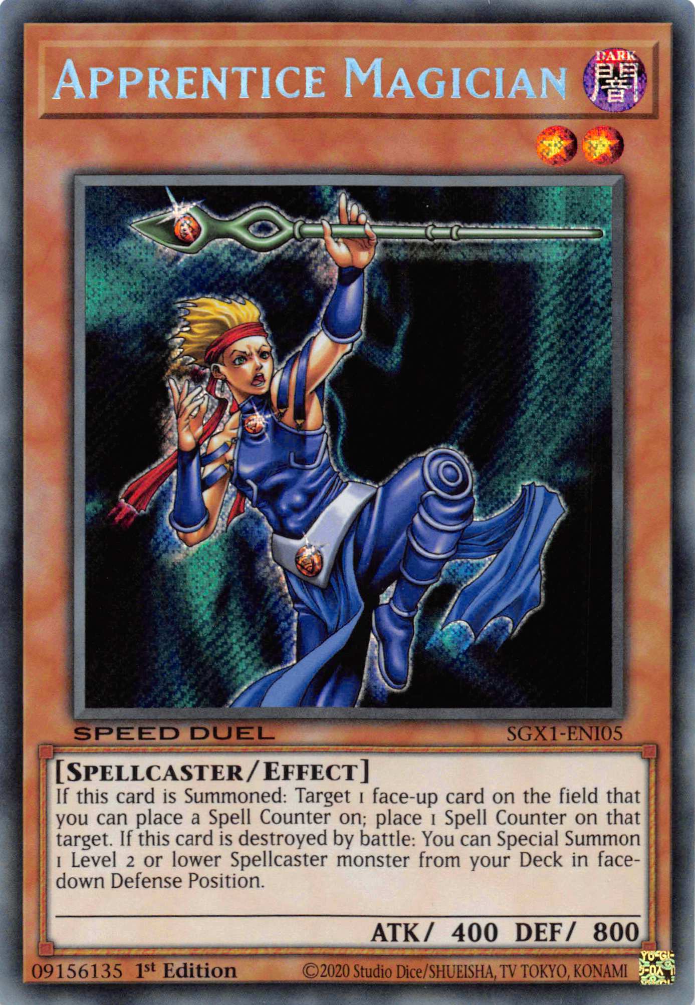 Apprentice Magician [SGX1-ENI05] Secret Rare | Fandemonia Ltd