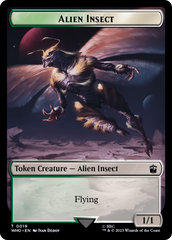 Alien Angel // Alien Insect Double-Sided Token [Doctor Who Tokens] | Fandemonia Ltd