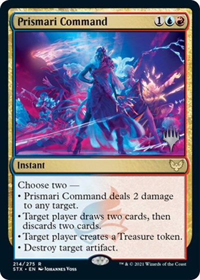 Prismari Command (Promo Pack) [Strixhaven: School of Mages Promos] | Fandemonia Ltd