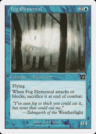 Fog Elemental [Classic Sixth Edition] | Fandemonia Ltd