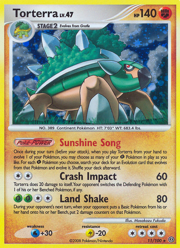 Torterra (11/100) [Diamond & Pearl: Stormfront] | Fandemonia Ltd