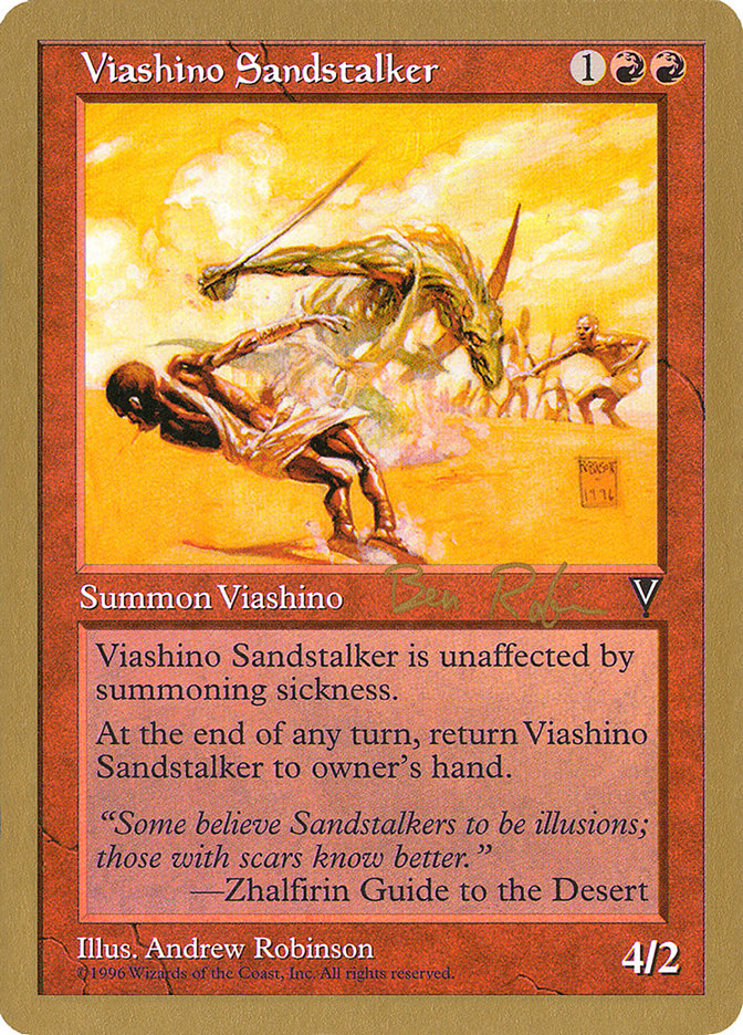 Viashino Sandstalker (Ben Rubin) [World Championship Decks 1998] | Fandemonia Ltd