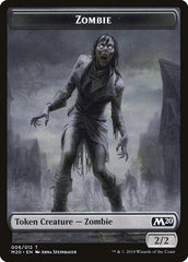 Dragon (002) // Zombie Double-Sided Token [Game Night 2019 Tokens] | Fandemonia Ltd