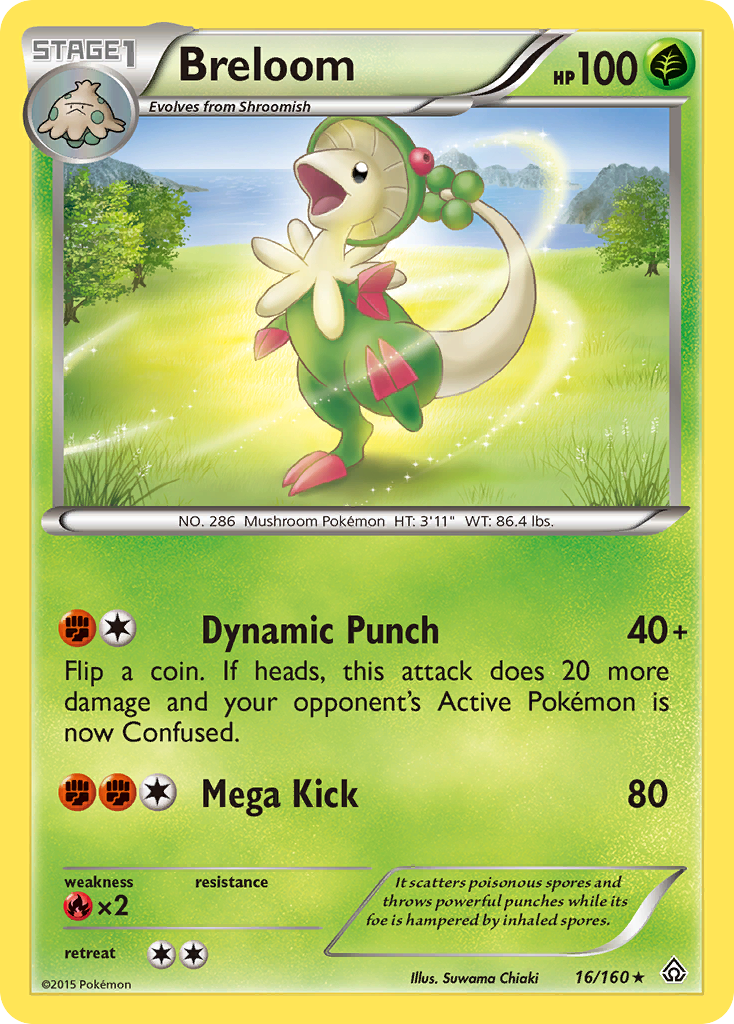 Breloom (16/160) [XY: Primal Clash] | Fandemonia Ltd