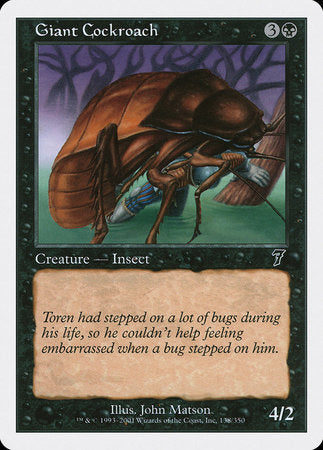 Giant Cockroach [Seventh Edition] | Fandemonia Ltd