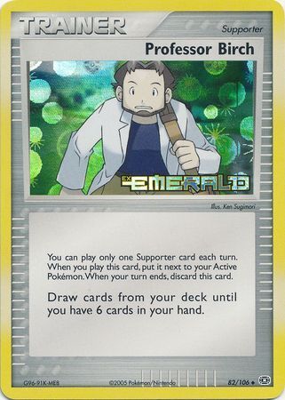 Professor Birch (82/106) (Stamped) [EX: Emerald] | Fandemonia Ltd