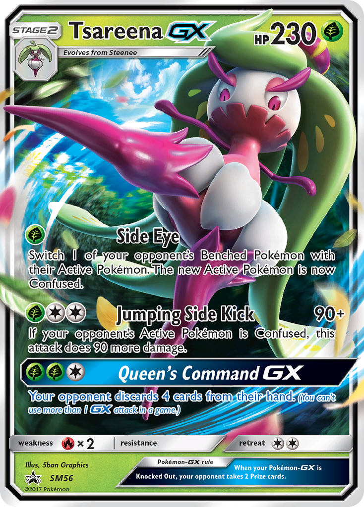 Tsareena GX (SM56) [Sun & Moon: Black Star Promos] | Fandemonia Ltd