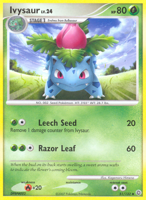 Ivysaur (51/132) [Diamond & Pearl: Secret Wonders] | Fandemonia Ltd