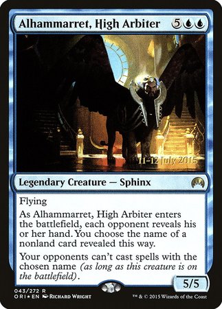 Alhammarret, High Arbiter [Magic Origins Promos] | Fandemonia Ltd