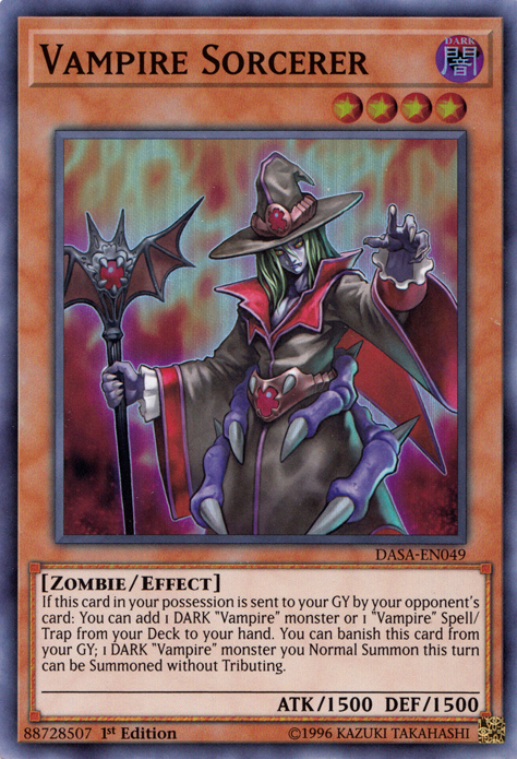 Vampire Sorcerer [DASA-EN049] Super Rare | Fandemonia Ltd