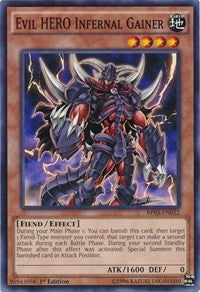 Evil HERO Infernal Gainer [BP03-EN032] Common | Fandemonia Ltd