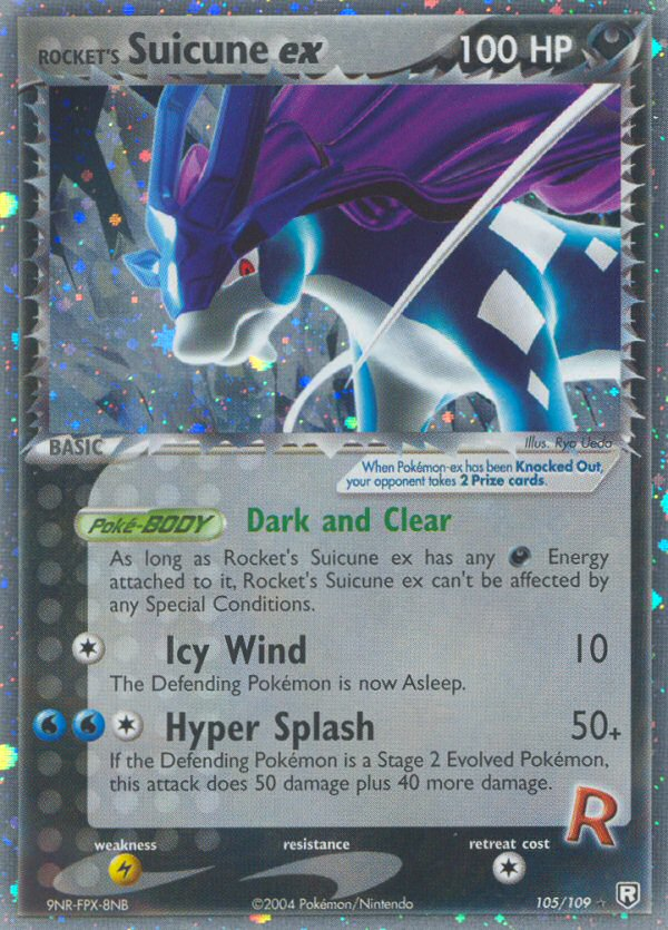 Rocket's Suicune ex (105/109) [EX: Team Rocket Returns] | Fandemonia Ltd