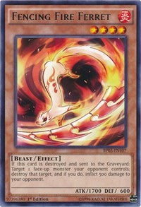 Fencing Fire Ferret [BP03-EN107] Rare | Fandemonia Ltd