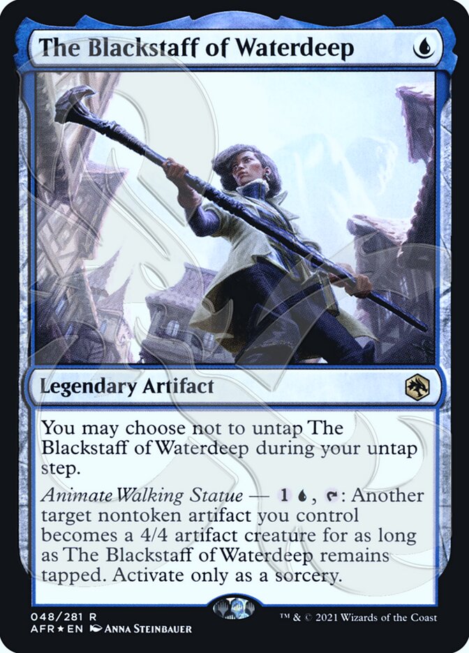 The Blackstaff of Waterdeep (Ampersand Promo) [Dungeons & Dragons: Adventures in the Forgotten Realms Promos] | Fandemonia Ltd