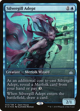 Silvergill Adept [Rivals of Ixalan Promos] | Fandemonia Ltd