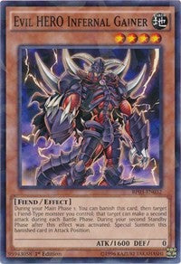 Evil HERO Infernal Gainer (Shatterfoil) [BP03-EN032] Common | Fandemonia Ltd