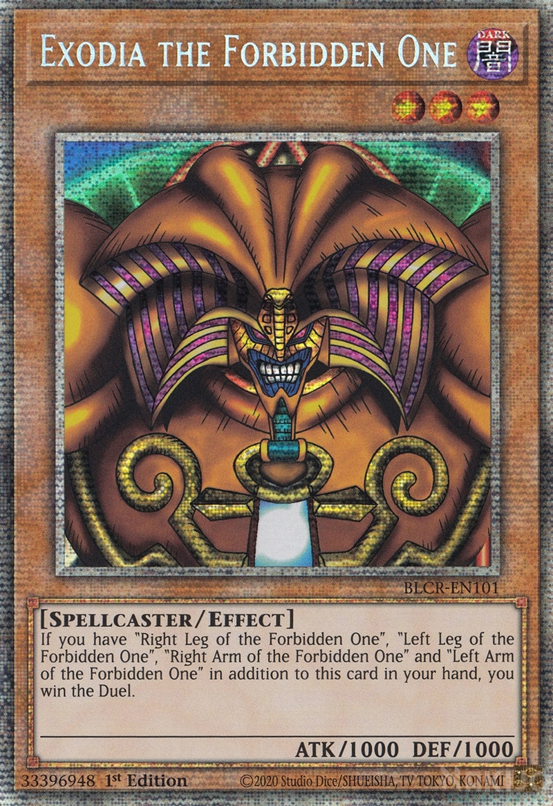 Exodia the Forbidden One [BLCR-EN101] Starlight Rare | Fandemonia Ltd