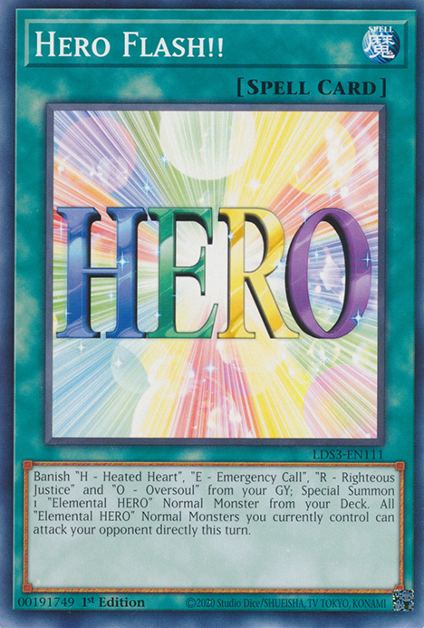 Hero Flash!! [LDS3-EN111] Common | Fandemonia Ltd