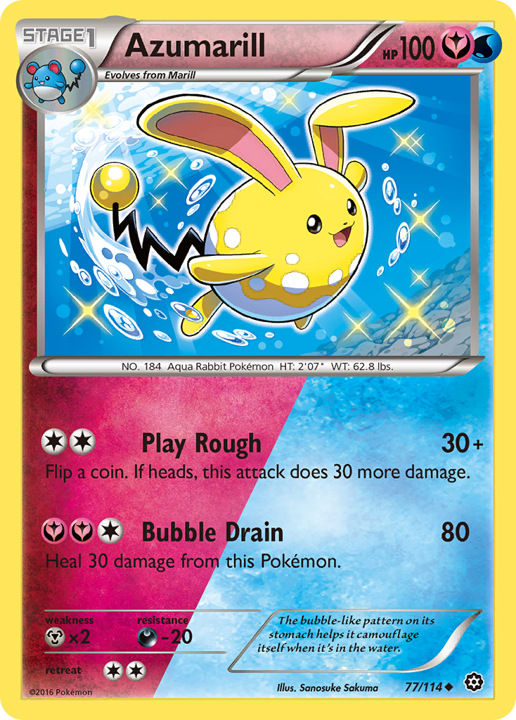 Azumarill (77/114) [XY: Steam Siege] | Fandemonia Ltd