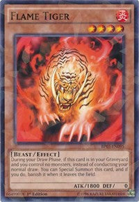 Flame Tiger (Shatterfoil) [BP03-EN095] Rare | Fandemonia Ltd