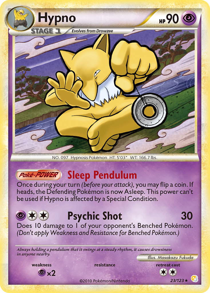 Hypno (23/123) [HeartGold & SoulSilver: Base Set] | Fandemonia Ltd