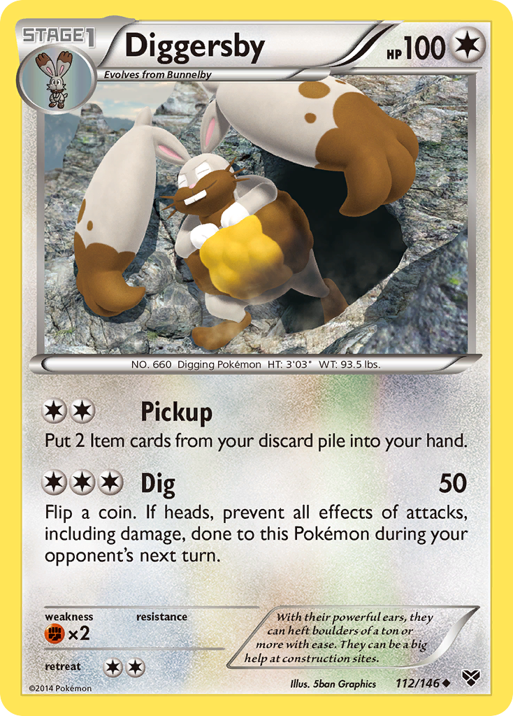 Diggersby (112/146) [XY: Base Set] | Fandemonia Ltd