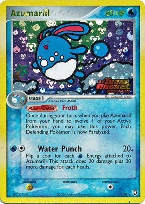 Azumarill (1/109) (Stamped) [EX: Team Rocket Returns] | Fandemonia Ltd