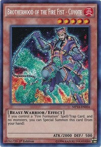 Brotherhood of the Fire Fist - Coyote [MP14-EN054] Secret Rare | Fandemonia Ltd