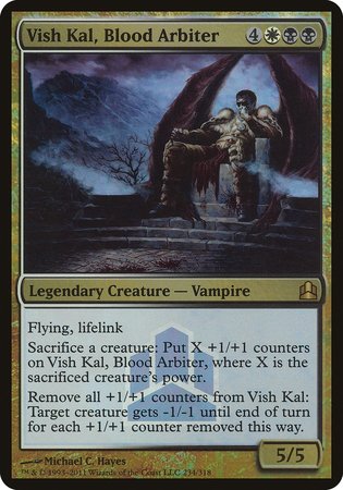 Vish Kal, Blood Arbiter (Commander Launch Promo) [Commander 2011 Launch Party] | Fandemonia Ltd