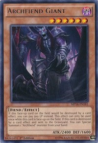 Archfiend Giant [MP14-EN181] Rare | Fandemonia Ltd