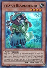 Sylvan Bladefender [MP14-EN186] Super Rare | Fandemonia Ltd