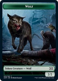 Wolf // Wurm (030) Double-sided Token [Double Masters Tokens] | Fandemonia Ltd