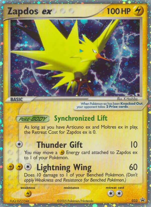 Zapdos ex (033) [Nintendo: Black Star Promos] | Fandemonia Ltd