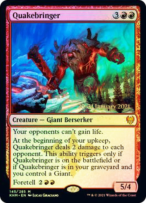 Quakebringer  [Kaldheim Prerelease Promos] | Fandemonia Ltd