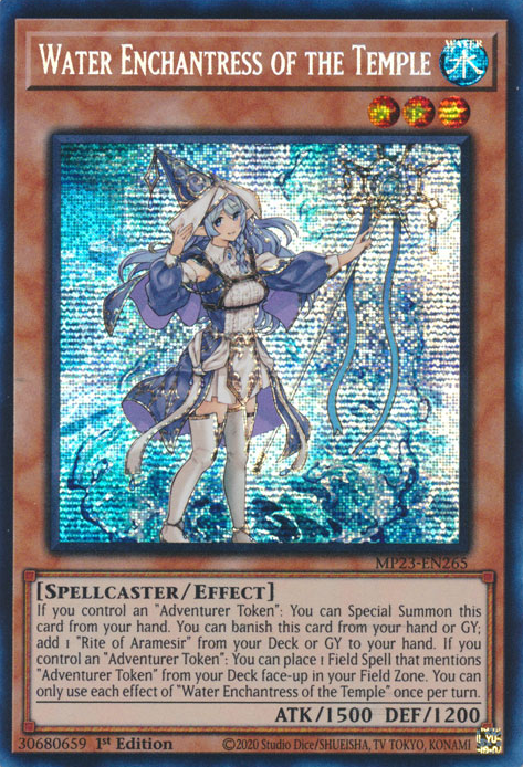 Water Enchantress of the Temple [MP23-EN265] Prismatic Secret Rare | Fandemonia Ltd