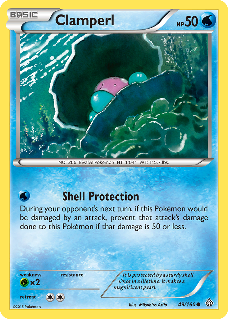 Clamperl (49/160) [XY: Primal Clash] | Fandemonia Ltd