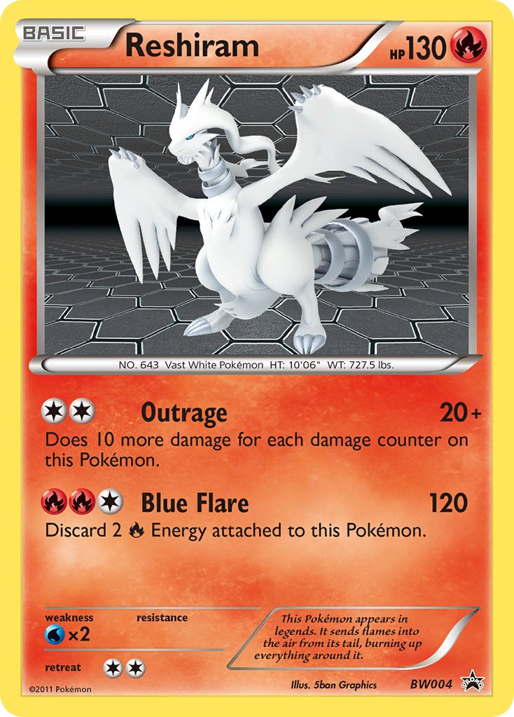 Reshiram (BW004) [Black & White: Black Star Promos] | Fandemonia Ltd