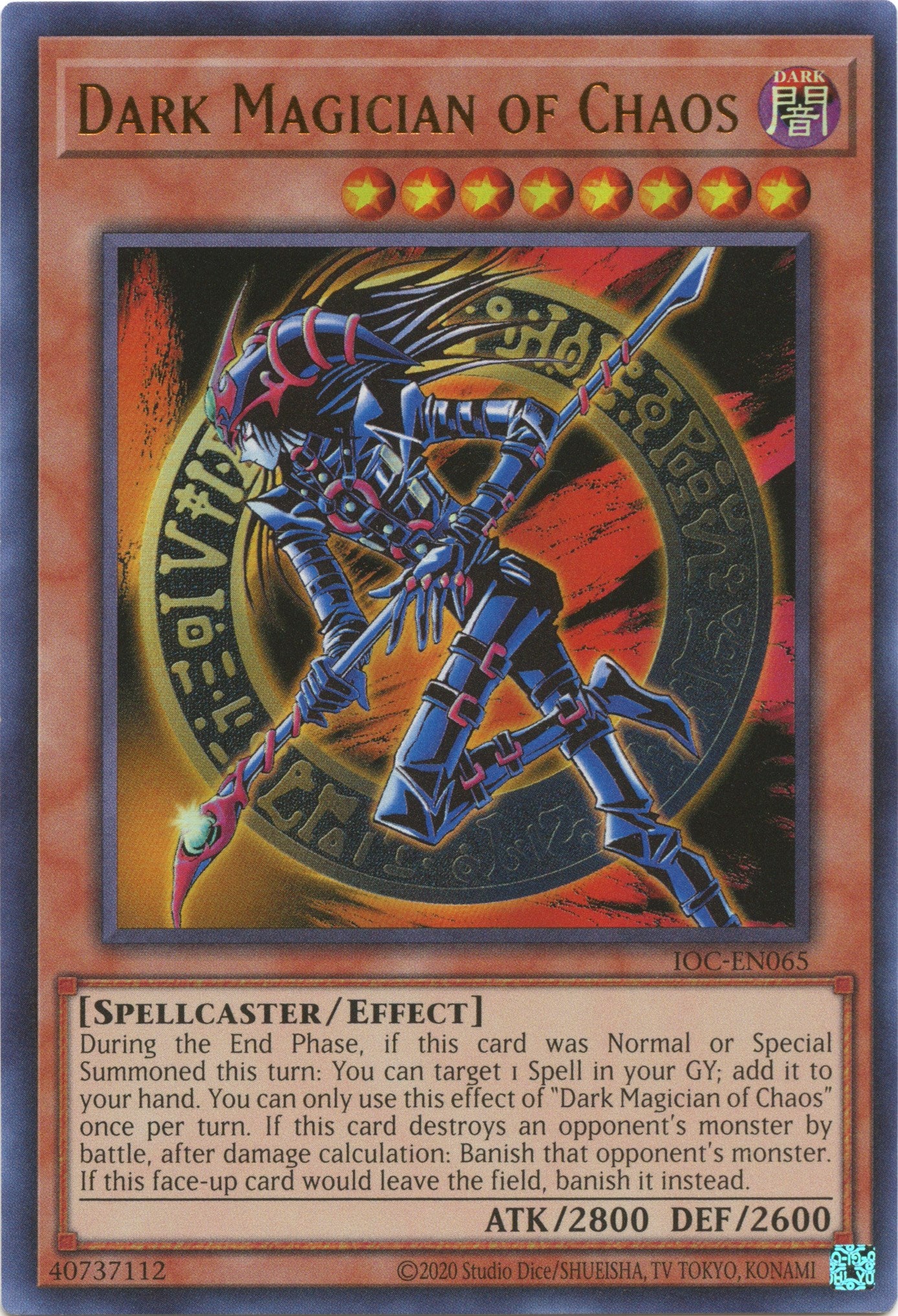 Dark Magician of Chaos (25th Anniversary) [IOC-EN065] Ultra Rare | Fandemonia Ltd