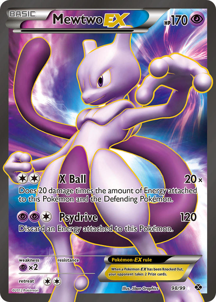 Mewtwo EX (98/99) [Black & White: Next Destinies] | Fandemonia Ltd