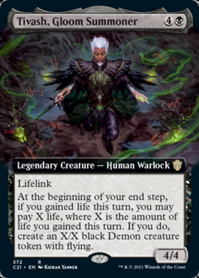 Tivash, Gloom Summoner (Extended) [Commander 2021] | Fandemonia Ltd