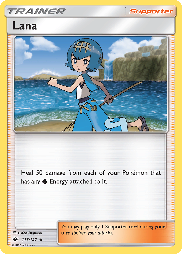 Lana (117/147) [Sun & Moon: Burning Shadows] | Fandemonia Ltd