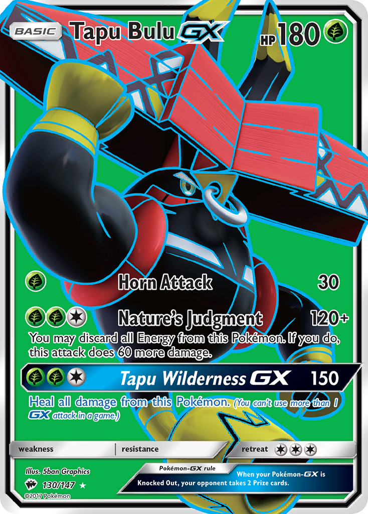 Tapu Bulu GX (130/147) [Sun & Moon: Burning Shadows] | Fandemonia Ltd