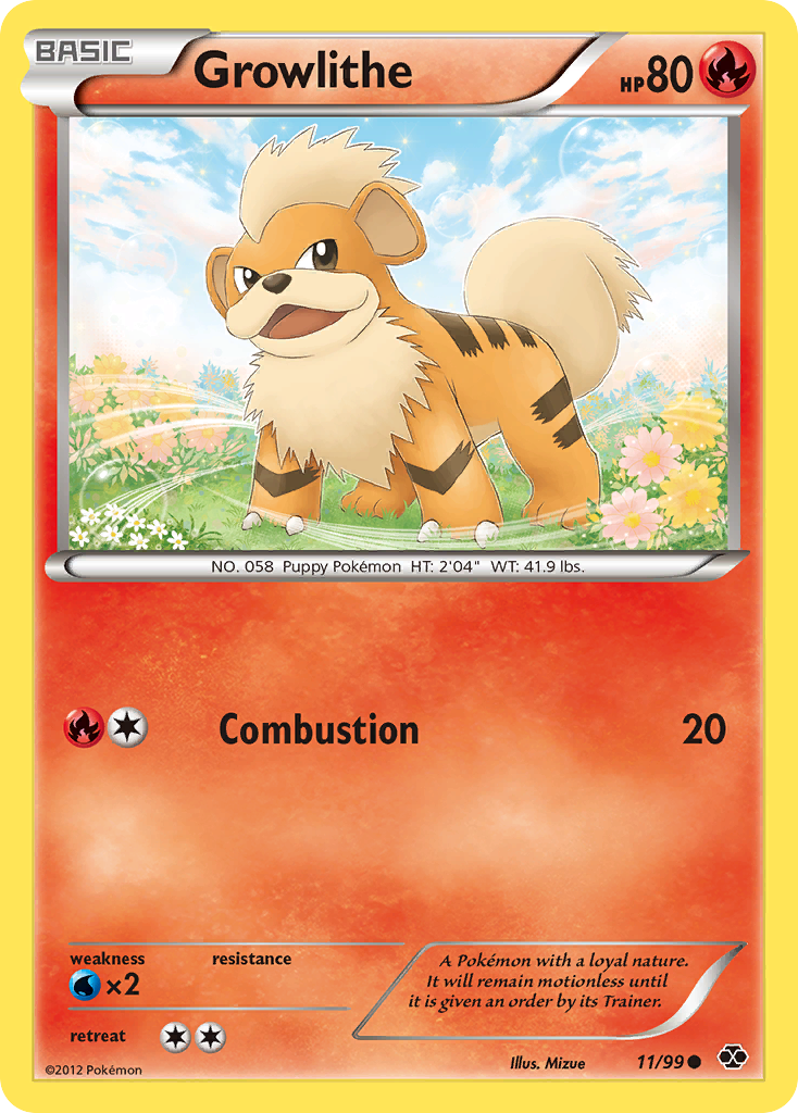 Growlithe (11/99) [Black & White: Next Destinies] | Fandemonia Ltd